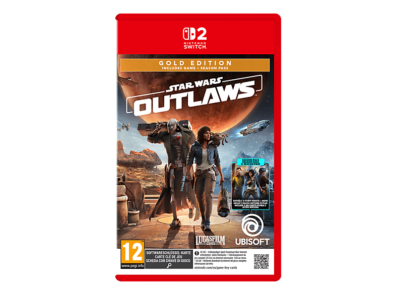 Ubisoft NSW 2 Star Wars Outlaws Gold Edition (PEGI) [D/F/I] NSW2 Games SW – Nintendo Switch 2 Spiele