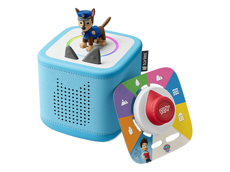 Tonies - Toniebox 2 Himmelblau Play Set Paw Patrol Chase, deutsch, Hellblau