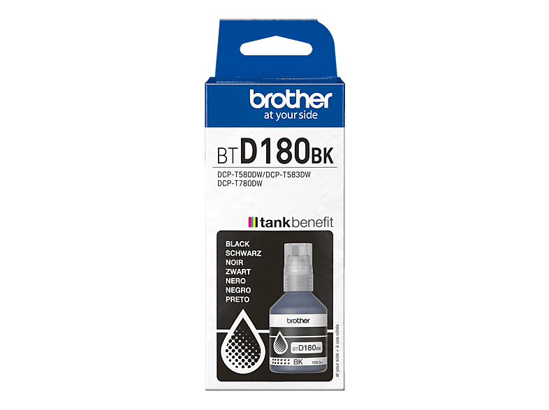 Brother B180 Druckerpatronen black - Brother BTD180BK für z.B. Brother DCPT 580 DW, Brother DCPT 580, Brother DCPT 583 DW, Brother DCPT 780 DW