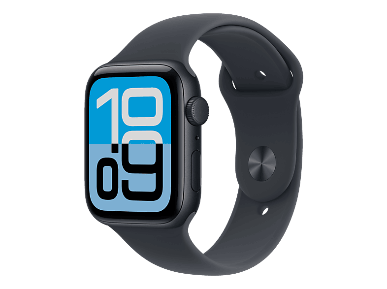 Apple Watch SE 3 GPS 44 mm Aluminiumgehäuse Sport Band Mitternacht S/M