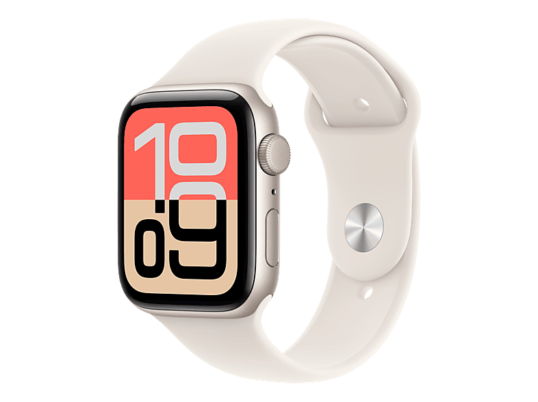 Apple Watch SE 3 GPS 44 mm Aluminiumgehäuse Sport Band Polarstern M/L