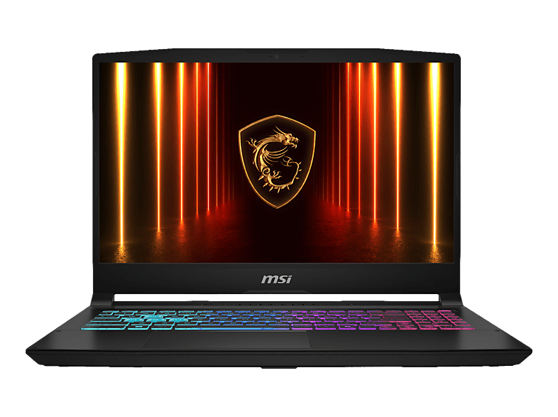 MSI Katana 15 HX B14WGK-426CH, Gaming Notebook, mit 15.6 Display, Intel® Core? i7 Prozessor 14650HX (30 MB Cache, bis zu 5.20 GHz), 16 GB RAM, 512 SSD, NVIDIA GeForce RTX? 5070, Core Black, Windows 11 Home