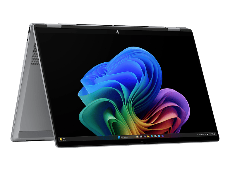 HP OmniBook X Flip 16-ar0614nz, Convertible 2 in 1 Laptop, mit 16 Display Touchscreen, AMD Ryzen? AI 7 350 Prozessor (16 MB Cache, bis zu 5 GHz), GB RAM, TB SSD, Radeon? 860M, Meteor Silver, Windows 11 Home