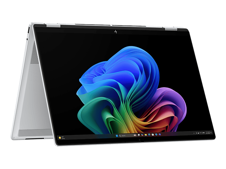HP OmniBook X Flip 16-as0434nz, Convertible 2 in 1 Laptop, mit 16 Display Touchscreen, Intel® Core? Ultra 5 Prozessor 226V (8 MB Cache, bis zu 4.50 GHz), GB RAM, 512 SSD, Arc? 130V, Glacier Silver, Windows 11 Home