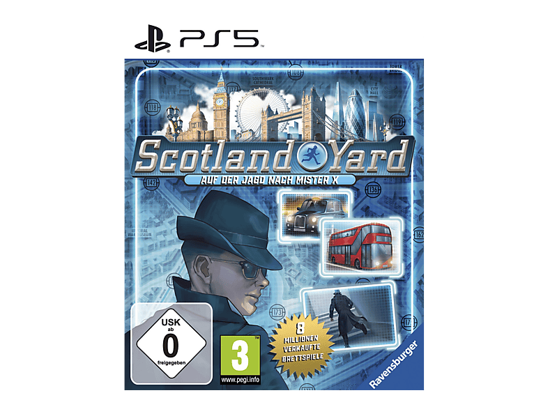Scotland Yard: Auf der Jagd nach Mister X - PlayStation 5 [Deutsch]