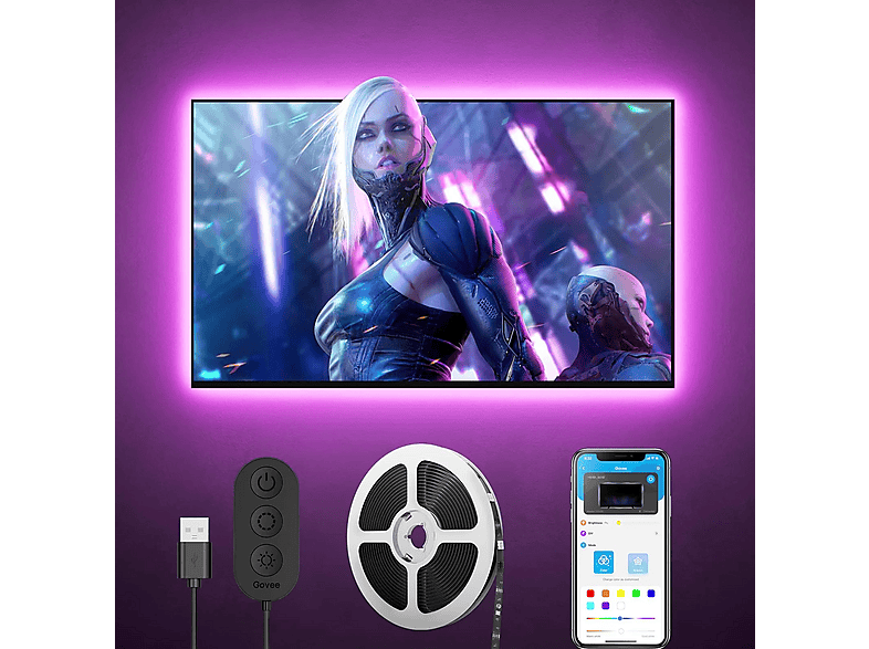 GOVEE TV LED Backlight 46-60 TV- Hintergrundbeleuchtung RGB