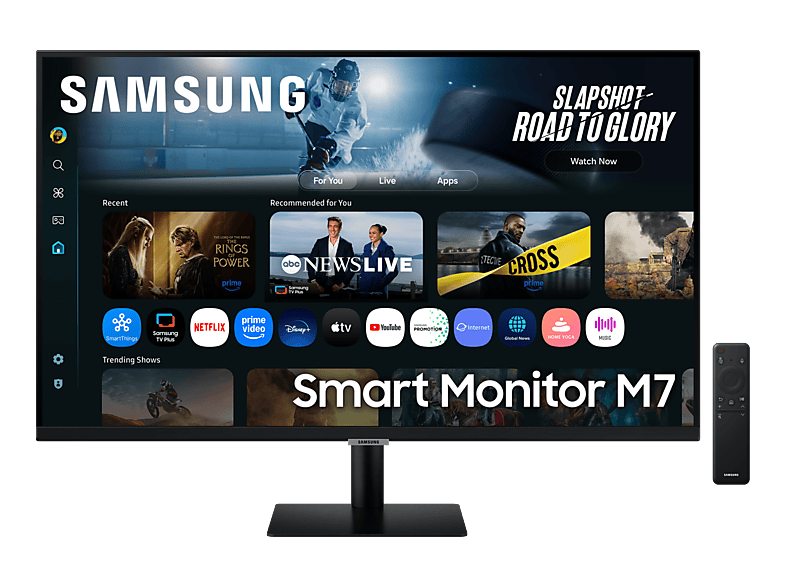 Samsung S32FM700UU LED-Monitor EEK F (A - G) 81.3 cm (32 Zoll) 3840 x 2160 Pixel 16:9 4 ms HDMI®, USB-A (USB 2.0),
