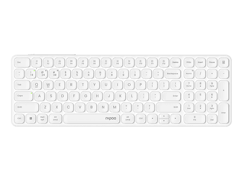 RAPOO E9710 ultraslim Keyboard 12643 Wireless, White
