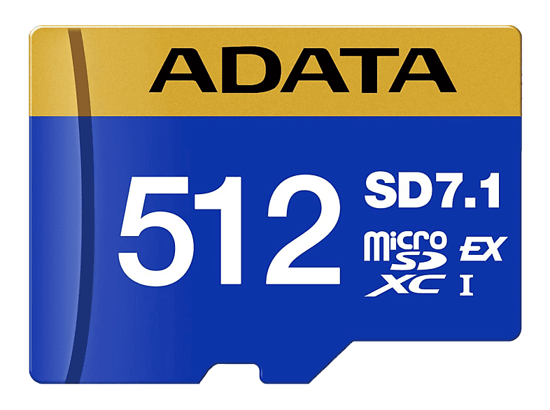 ADATA TECHNOLOGY UD512GEX3 l1-C 512 GB, Micro-SDXC SDXC-Karte, 800 MB/s