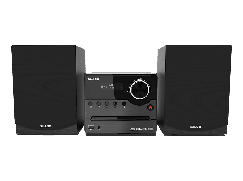 SHARP -  XL-B517D Bluetooth-Stereo-Mikrosystem Schwarz