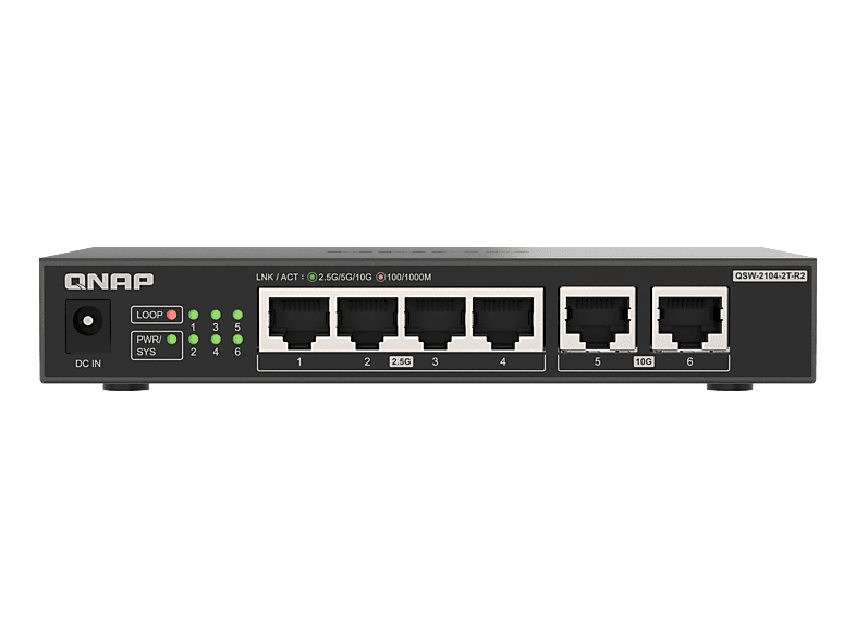 QNAP QSW-2104-2T-R2 Switch 4