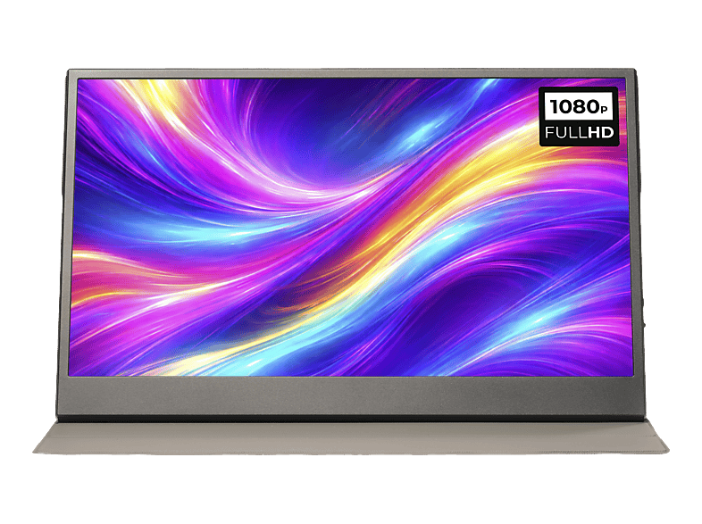 Denver PMO-15604 LED-Monitor EEK B (A - G) 39.6 cm (15.6 Zoll) 16:9 30 ms Mini HDMI?, USB-C®, Kopfhörer (3.5 mm Klinke)