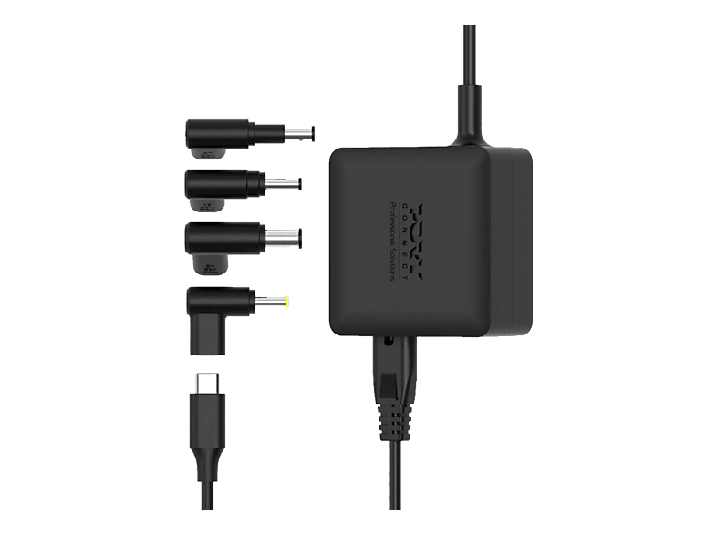 PORT DESIGNS HP GaN² USB-C Netzteil Universal 65 W, Schwarz