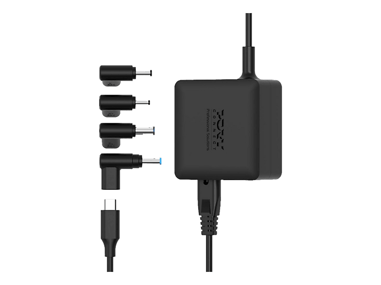 PORT DESIGNS ASUS GaN² USB-C Netzteil Universal 65 W, Schwarz