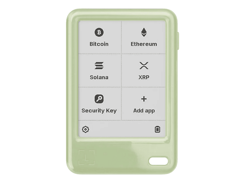 LEDGER Nano? Gen5 (inkl. Recovery Key) Krypto-Wallet Matchagrün