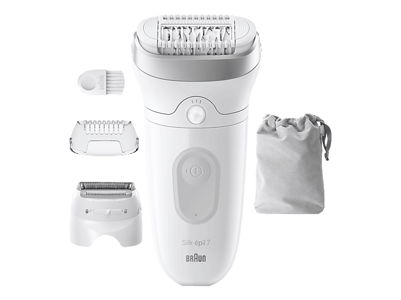 BRAUN Silk·épil 7-030 Epilierer, Weiss