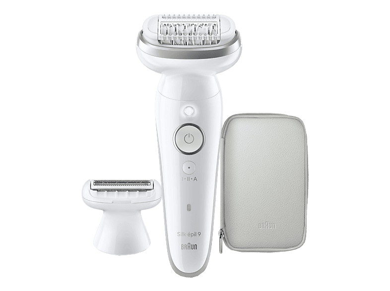 BRAUN Silk·épil 9 9-030 Epilierer, Weiss