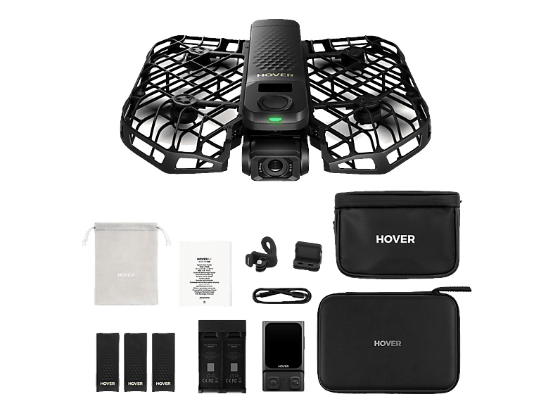 Hoverair SP06H073 Quadrocopter Kameraflug Schwarz