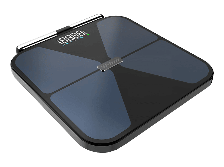 Trisa BioMetrix Smart Personenwaage – Personenwaage/Körperwaage – blau / schwarz