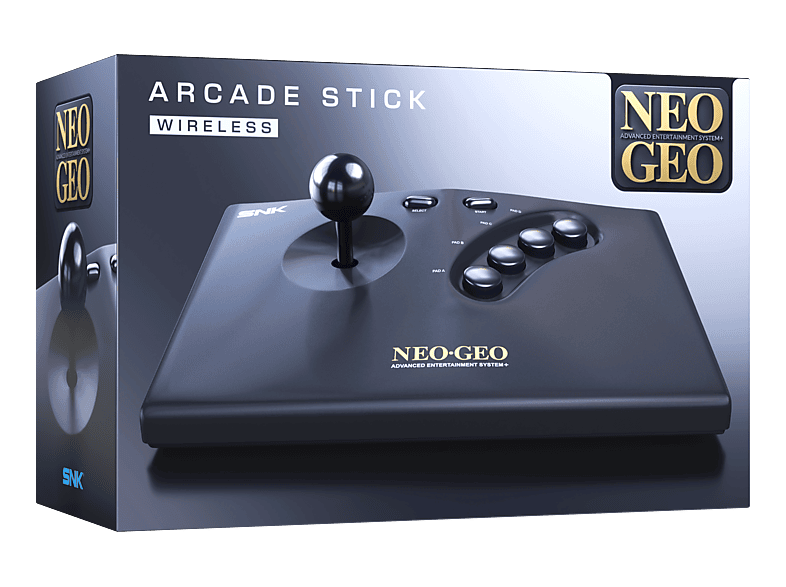 PLAION NEOGEO AES+ Wireless, Arcade-Stick, Schwarz