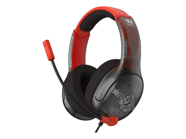 TURTLE BEACH Airlite? Fit - Mario Star, Over-ear Gaming-Headset Rot/Schwarz