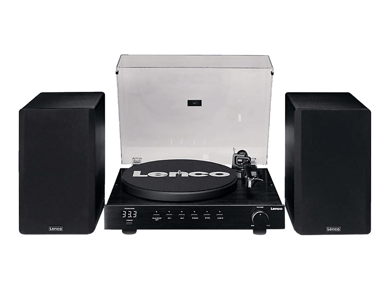 LENCO LS-700 HiFi Plattenspieler Schwarz