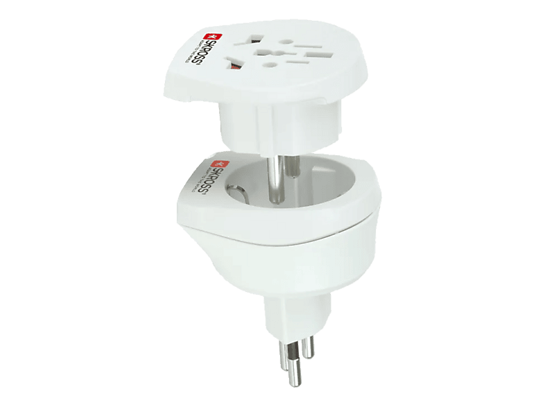 Skross 1.500273C-E Reiseadapter SKROSS - Combo World to Switzerland