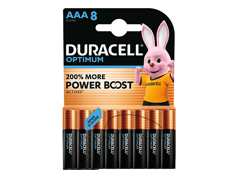 Duracell Batterien Optimum AAA 8 Stück