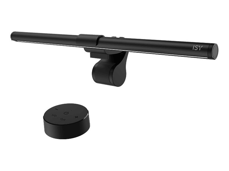 ISY IML-1000-1 LED-Bildschirmleiste mit Fernbedienung, Schwarz