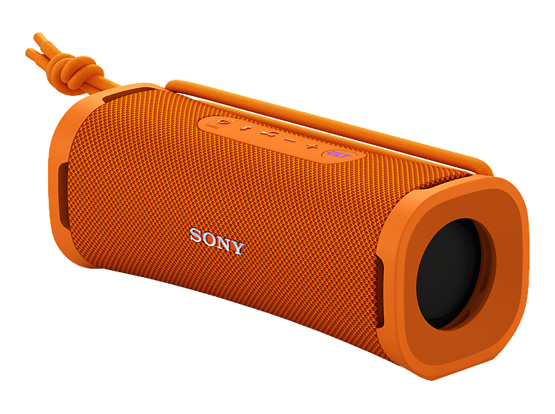 SONY ULT FIELD 1, Tragbarer Bluetooth Lautsprecher (12 Std. Akkulaufzeit, 650 g, IP67 Schutz), Orange