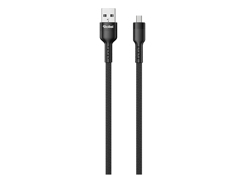 ROLLEI USB-A/Mini-USB B8, Kabel, Schwarz