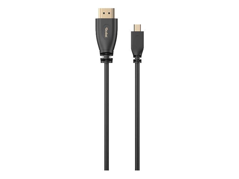 ROLLEI Micro HDMI/HDMI, Kabel, Schwarz