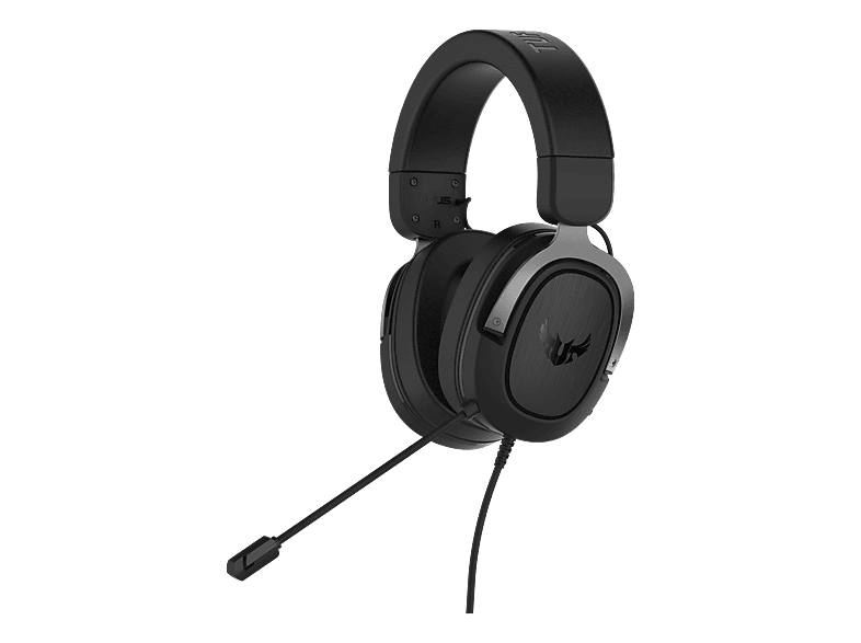 Asus TUF H3 Over Ear Headset kabelgebunden 7.1 Surround Gun Metall Gaming