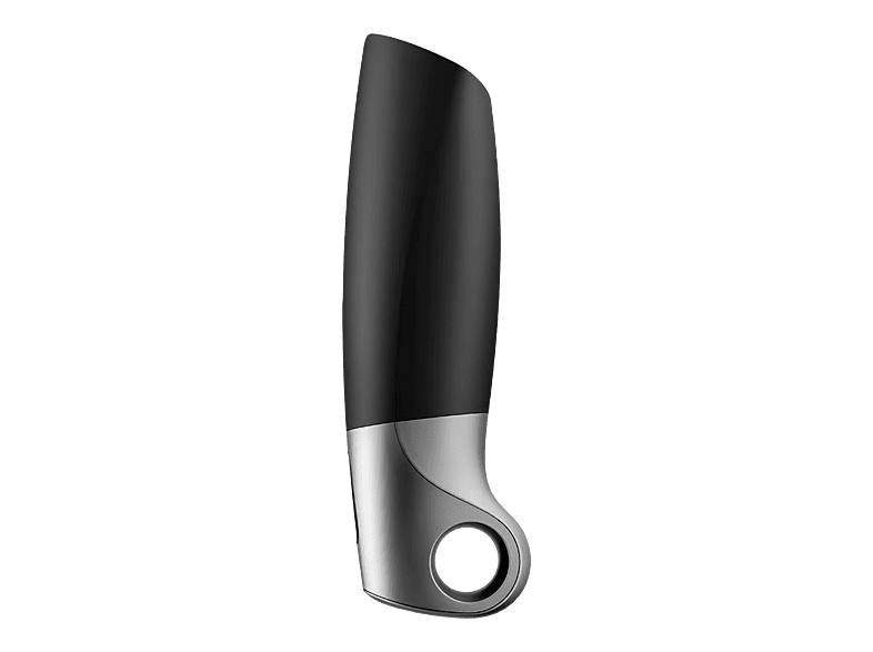 SATISFYER Power Masturbator, Schwarz / Silber