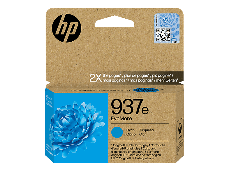 HP Tintenpatrone 937e cyan 4S6W6NE#LS1 OfficeJet 9110b/9120 1650 S.