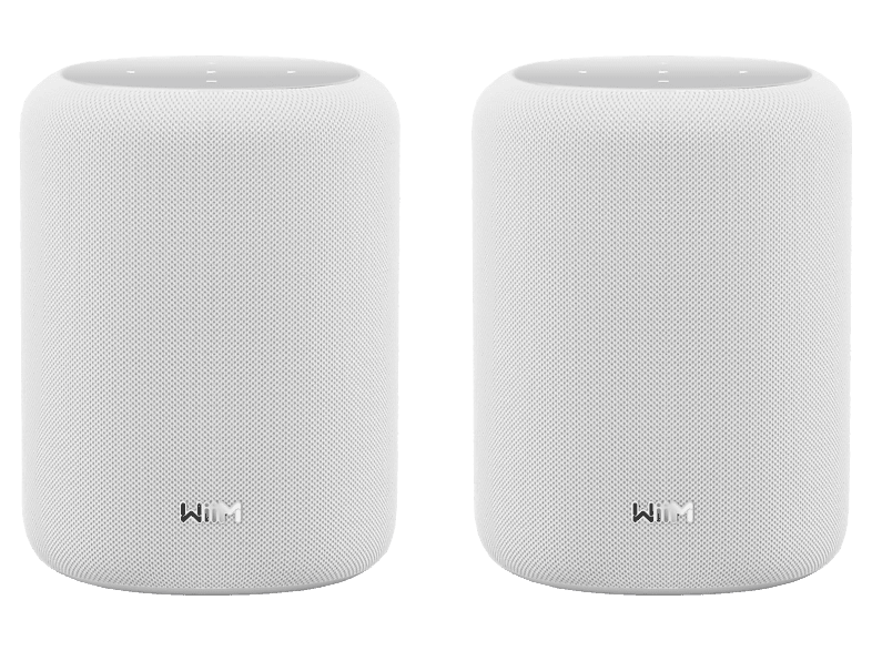 WIIM Sound Lite Twin Pack Smart-Lautsprecher, Weiss