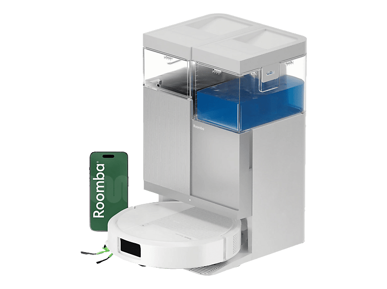 iRobot Roomba Plus 415 Combo Dock Weiss Staubsauger Roboter – Staubsauger Roboter/Saugroboter