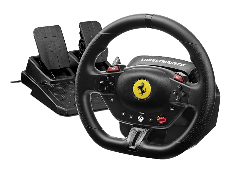 THRUSTMASTER T98 Ferrari 296 GTS (Xbox/PC) Lenkrad mit Pedalset