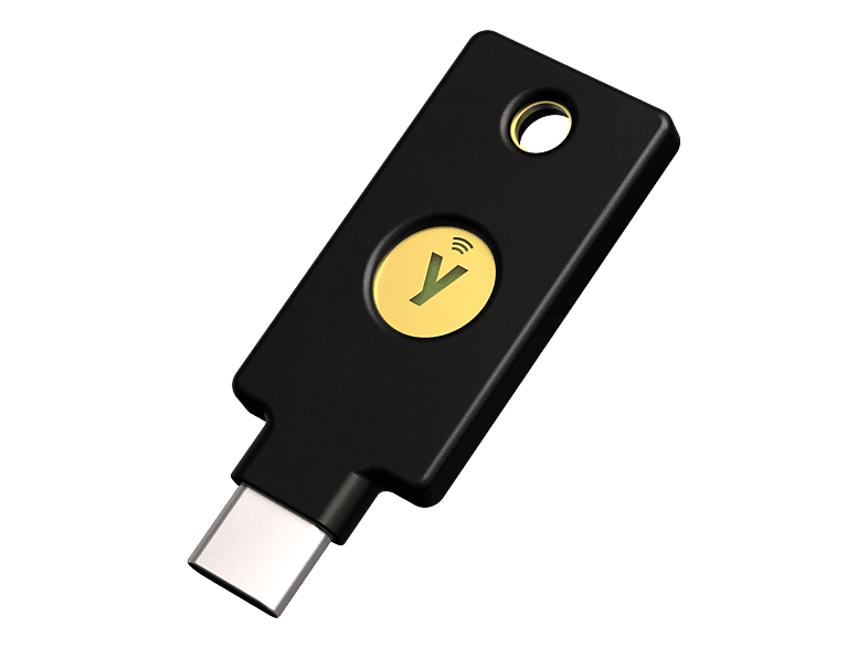 YUBICO YubiKey 5C NFC FIPS Sicherheitsschlüssel Schwarz