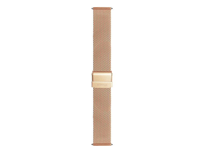 WITHINGS Milanaise (18 mm), Armband, Withings, Roségold