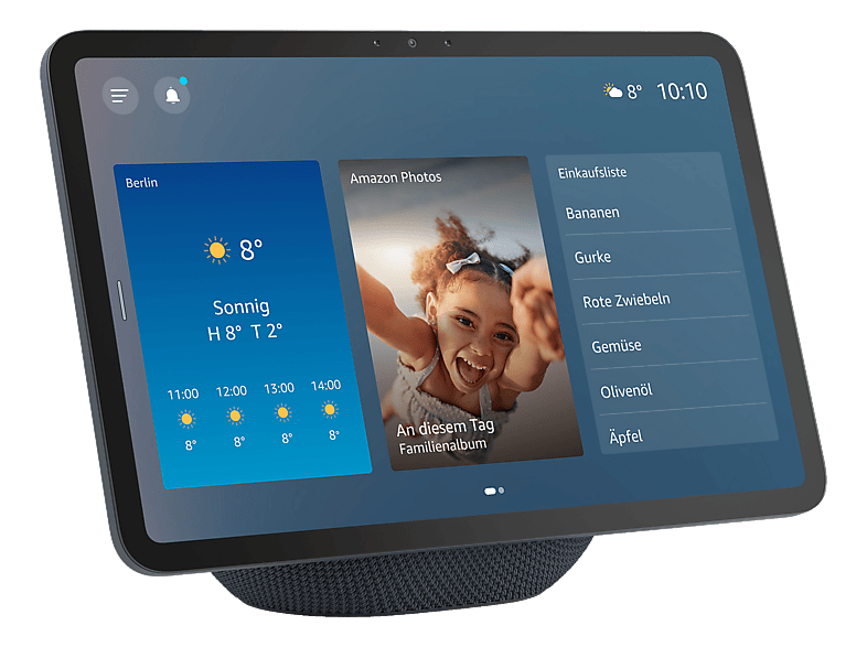 AMAZON Echo Show 11 (2025) Alexa-Smart-Display mit Smart-Home-Hub (1 x 2,8-Zoll-Basslautsprecher und 2 Breitbandlautsprecher), Graphite