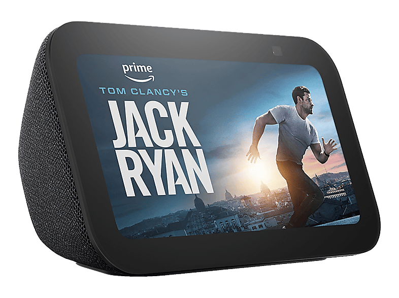 AMAZON Echo Show 5 (3. Gen.) Alexa-Smart-Display mit Smart-Home-Hub (44-mm-Breitbandlautsprecher), Anthrazit