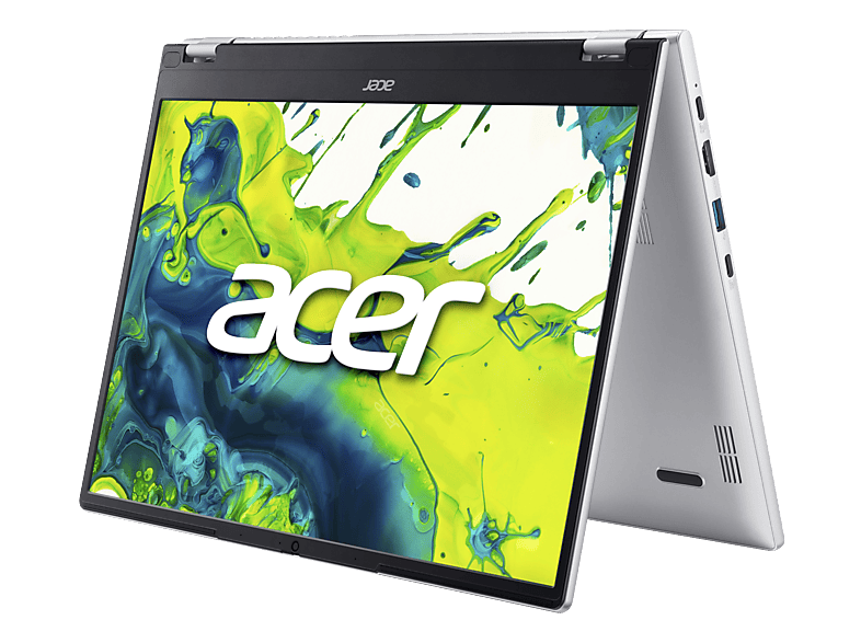 ACER Aspire Spin 14 ASP14-51N-51J9, Convertible 2 in 1 Laptop, mit Display Touchscreen, Intel® Core? Ultra 5 Prozessor 115U (10 MB Cache, bis zu 4.20 GHz), 16 GB RAM, 512 SSD, Onboard Graphics, Pure Silver, Windows 11 Home