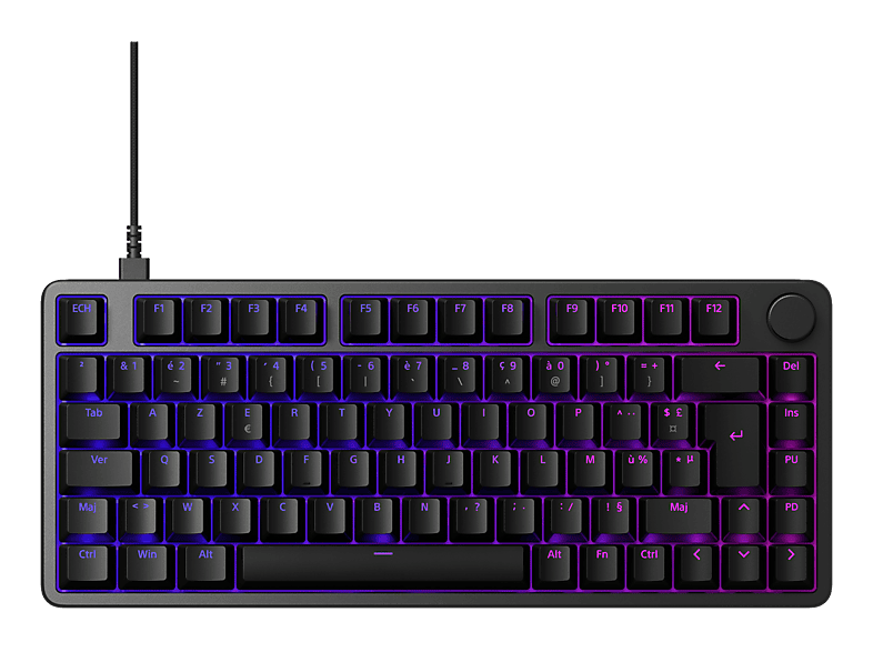 SONY INZONE KBD-H75 (FR-Layout) , Gaming-Tastatur, Kabelgebunden, Schwarz