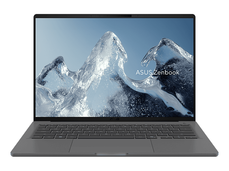 ASUS Zenbook A14 UX3407NA-QD043W, Notebook, mit 14 Display, Qualcomm® Snapdragon® X2 Elite Prozessor (53 MB Cache, bis zu 4.0 GHz), 32 GB RAM, 1 TB SSD, Qualcomm Adreno? Onboard Graphics, Iceland Gray, Windows 11 Home