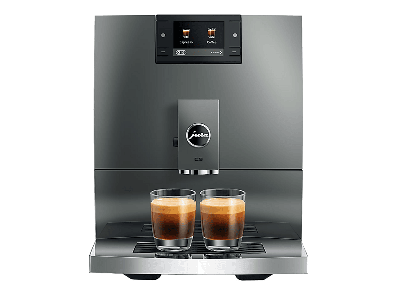 JURA C9 Piano Inox (SA) Kaffeevollautomat – JURA Kaffeevollautomaten Haushalt – grau