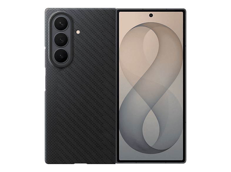 SAMSUNG Carbon Magnet Case, Backcover, Samsung, Galaxy Z Fold8 Ultra, Schwarz