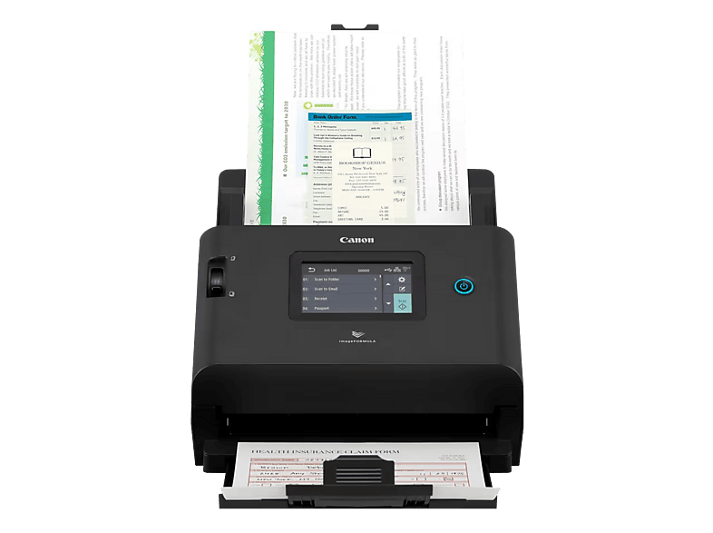 Canon imageFORMULA DR-S350NW Dokumentenscanner A4 600 x 600 dpi 50 Seiten/min, 100 Bilder/min