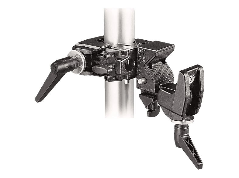 MANFROTTO 038, Double Super Clamp, Schwarz