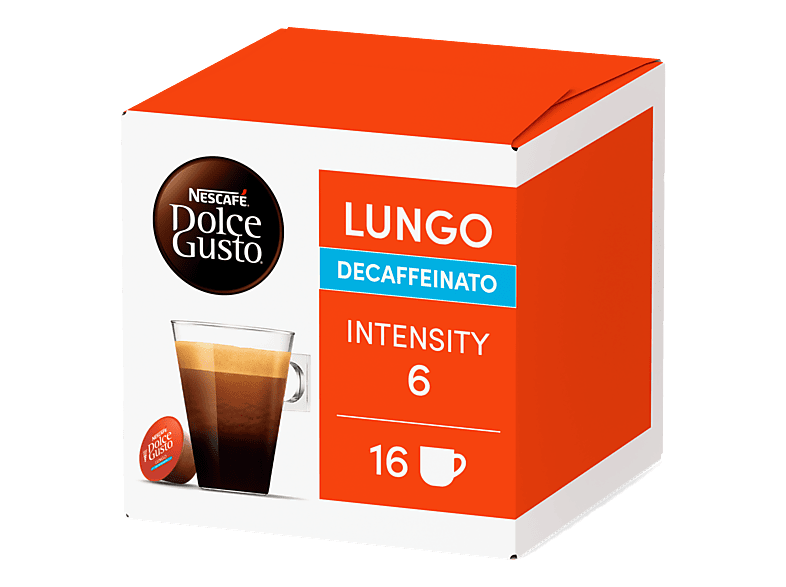 NESTLE DOLCE GUSTO Kaffeekapseln Lungo DecaffeinatoROBUSTA / Arabica